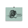 Póster Elefante ELE!